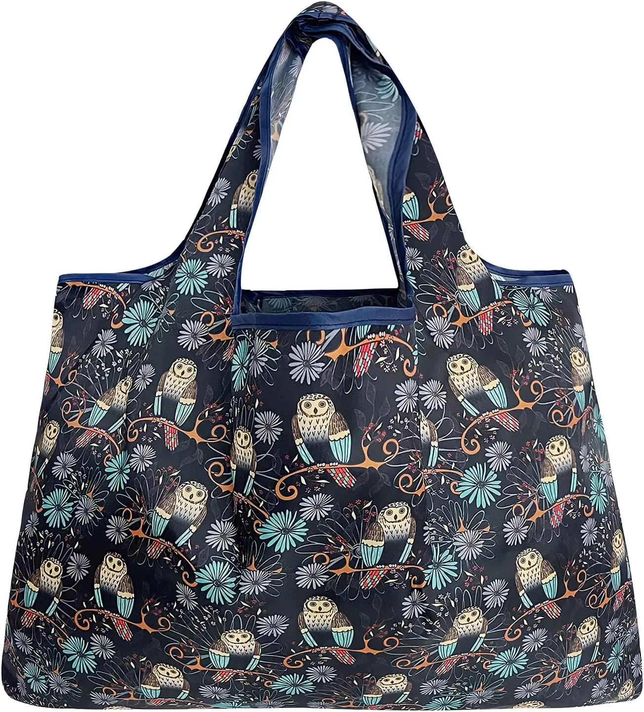 Allydrew Large Foldable Tote Nylon Reusable Grocery Bags