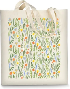 AUSVKAI Canvas Tote Bag for Women, Aesthetic Cute Grocery Grocery Reusable Cotton Gift Bag for Shooping Beach Trendy Gifts