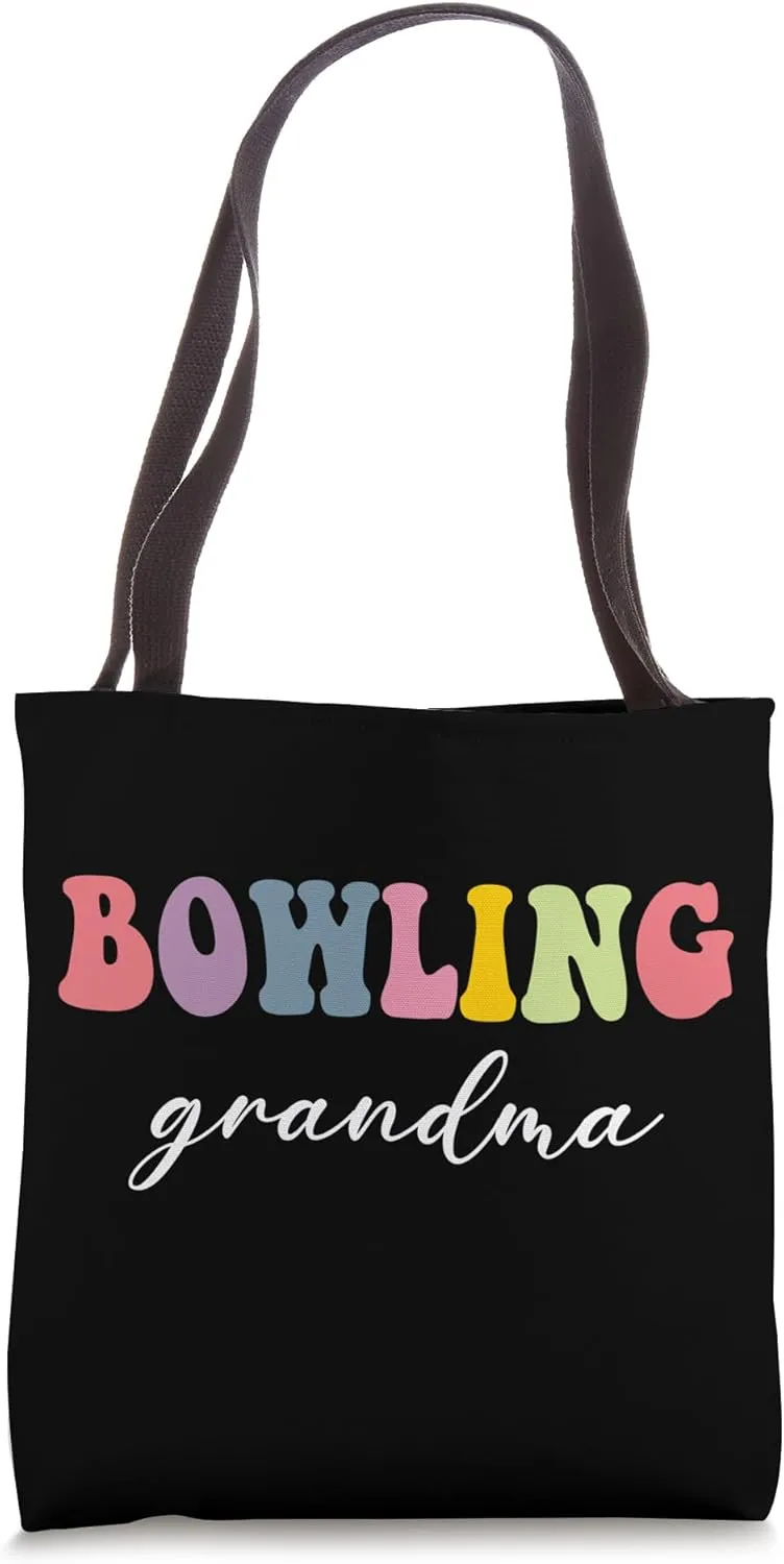 Bowling Grandma Bowler Bowling Player Stylish Sport Nana Tote Bag