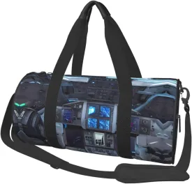 Cabin of the Future Large Capacity Travel Bag - Durable Sports Duffel Bag for Hiking, Vacation, Fitness and Business