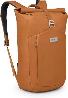 Osprey Arcane Roll Top Commuter Backpack, Toffee Orange